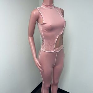 Two piece pink set